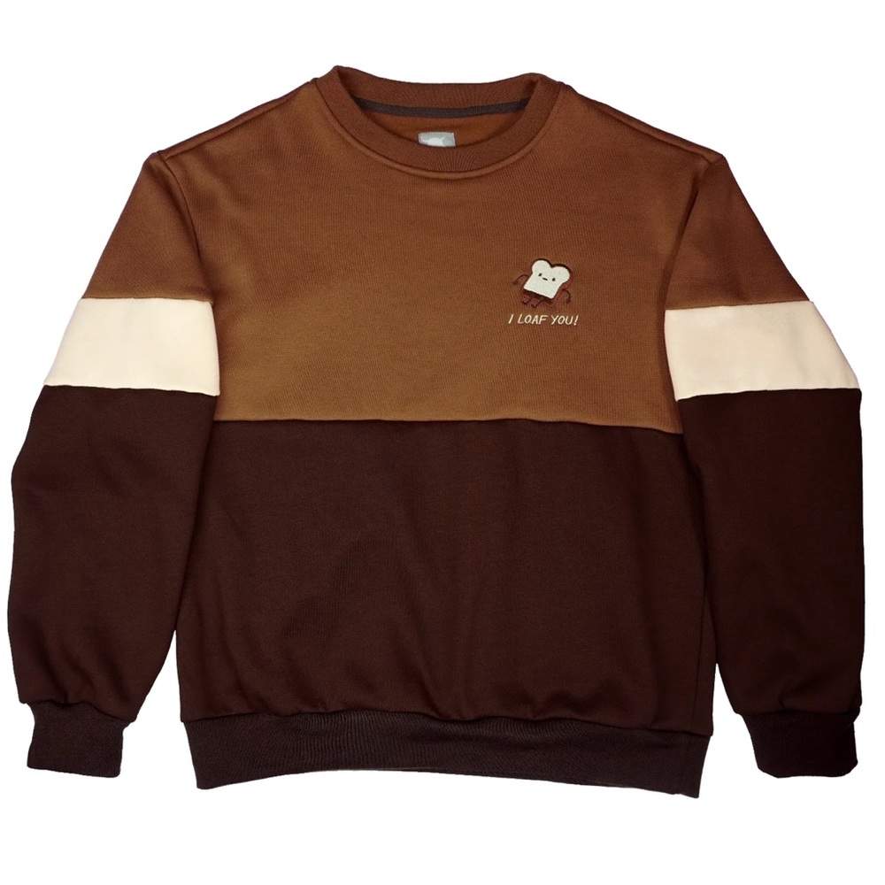 I Loaf You Colorblock Sweatshirt & Matching Sock Bundle